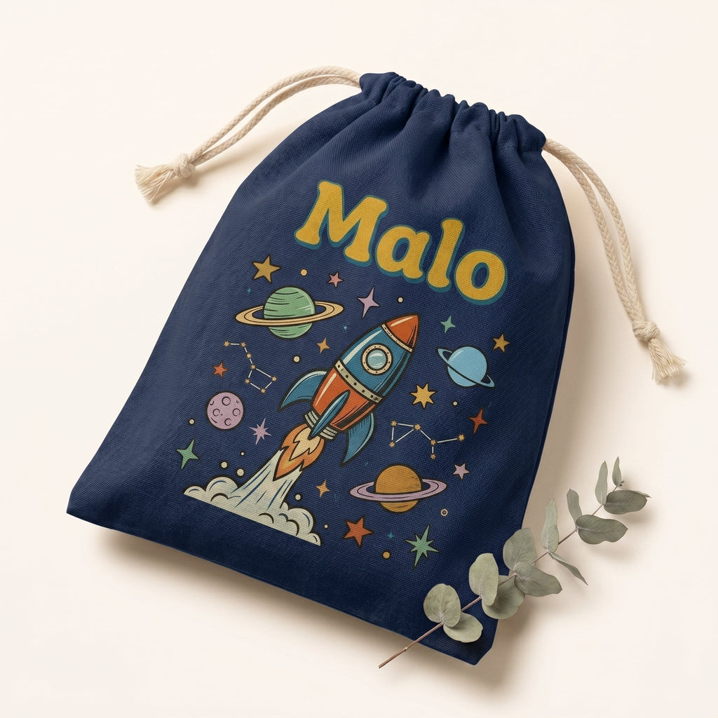 Pochette anniversaire enfant personnalisée - Cadeau invité - Pochette surprise réutilisable - Fête et goûter d'anniversaire