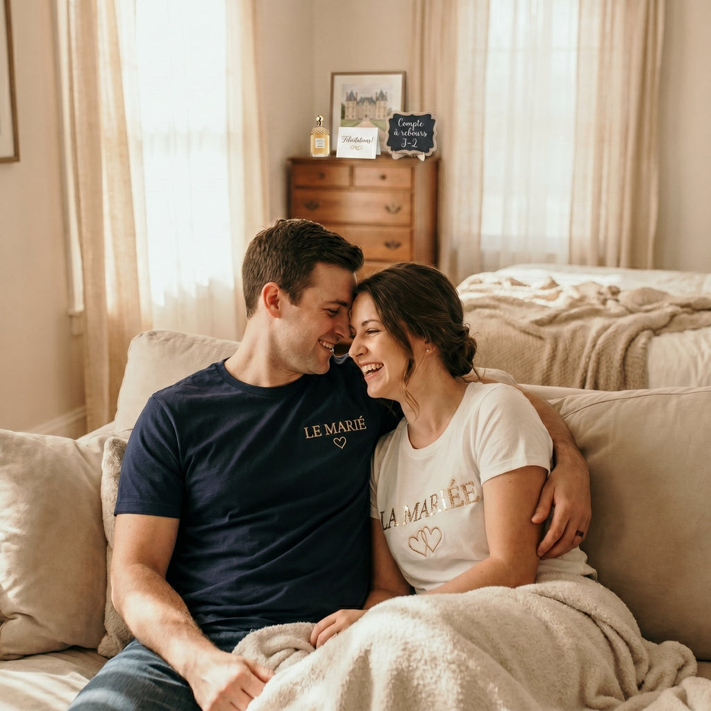 Pack t-shirts lendemain de mariage - Appelez-moi monsieur, appelez-moi madame